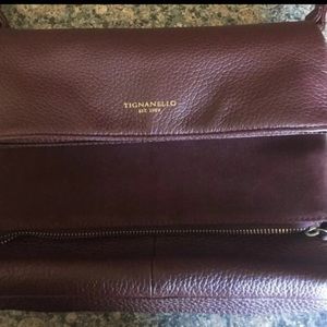 Burgundy Authentic Tignanello Pocketbook